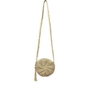 NWOT Straw Crossbody Bag